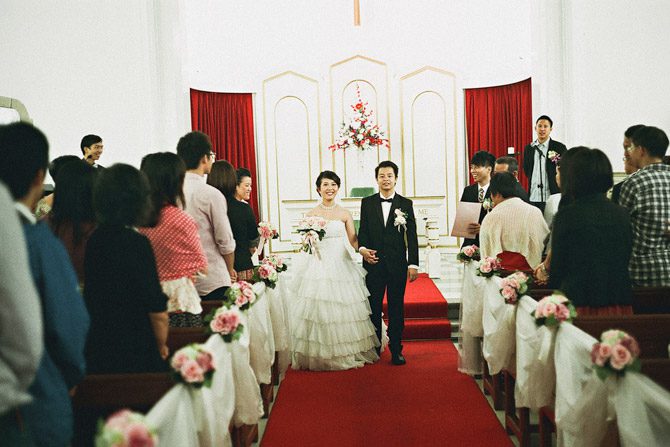 Kowloon Union Church wedding day